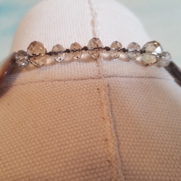 Vintage-Inspired Warm Tones Beaded Necklace and Earring Set - Picture 6 of 7